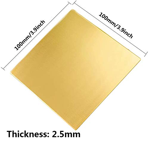 Feuille de laiton pour instrument de précision plaques 1.5mm à 3mm - 2