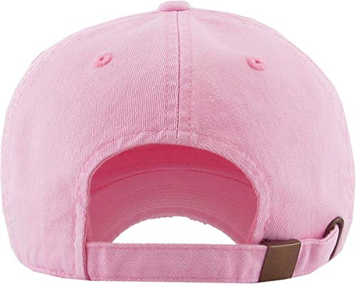 Image of KBETHOS Vintage Washed Distressed Cotton Dad Hat Baseball Cap Adjustable Polo Trucker Unisex Style Headwear
