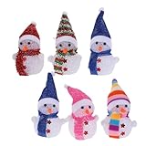 Effet magique de changement de couleur : ce bonhomme de neige aux couleurs changeantes crée une ambiance féérique et ajoute une touche de magie à vos décorations de noël, décorations pour cupcakes et petits cadeaux à glisser dans les sachets surprises