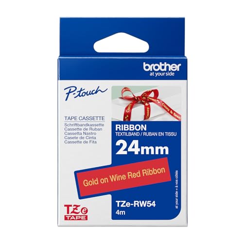Ruban TZe-RW54 Brother 24 mm pour personnaliser vos cadeaux et classeurs