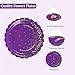 50PCS Purple Paper Plates and Napkins Set - Purple and Gold Dot Party Plates Disposable Party Tableware Dinnerware Set Party's Supplies Decorations for Birthdays, Baby Shower, Weddings and Holidays