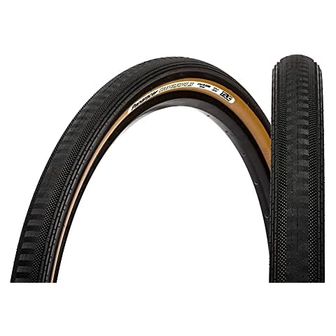 Panaracer GravelKing Semi Slick TLC Folding Tyre : Black/Brown, 700 x 35c Cover