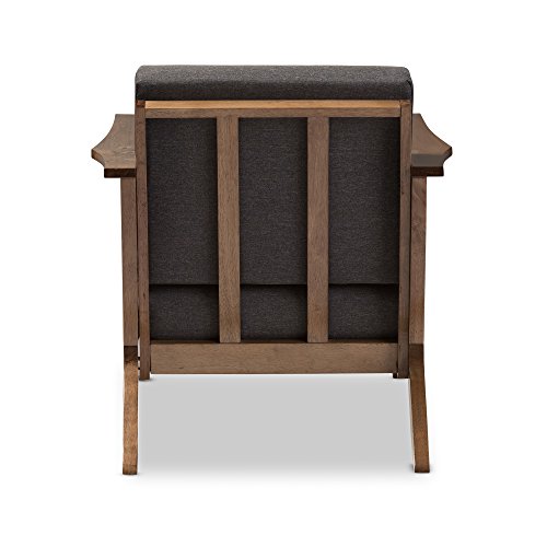 Sillón lounge moderno madera gris marrón miniatura 4