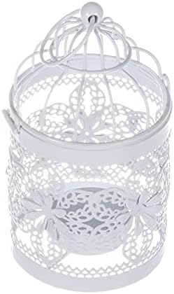 HOMEGOAL Small Metal Tealight Hanging Birdcage Lantern