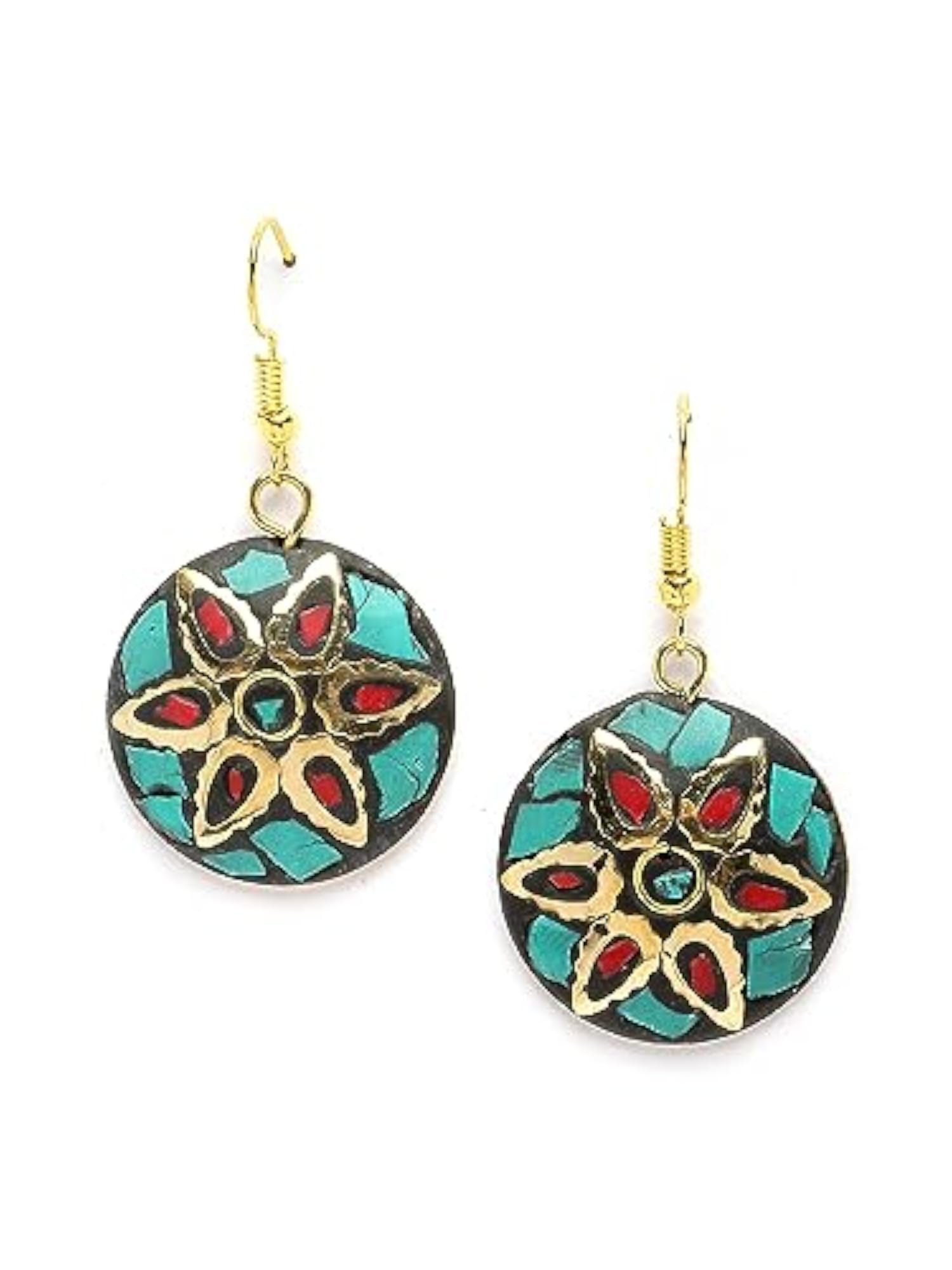 Stylish Traditional Tibetan Pendant Necklace Set