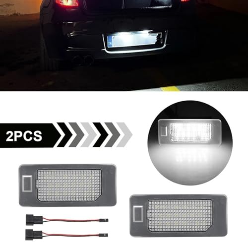 Luces de matrícula LED 12V sin error de bombilla para E90 E60 F10 y X5 X6 4