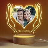 Personalized Heart-Shaped LED Night Light