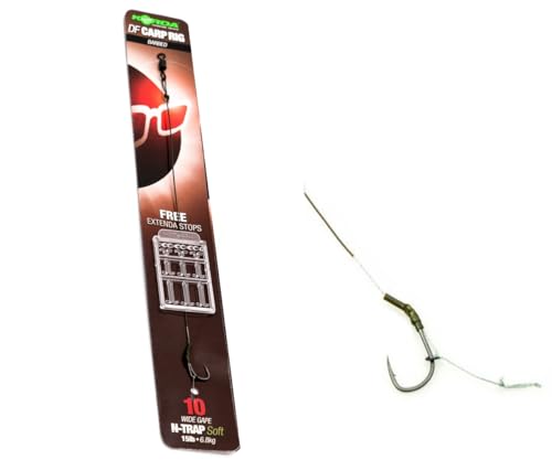 Korda DF CARP RIG BARBED SIZE 10
