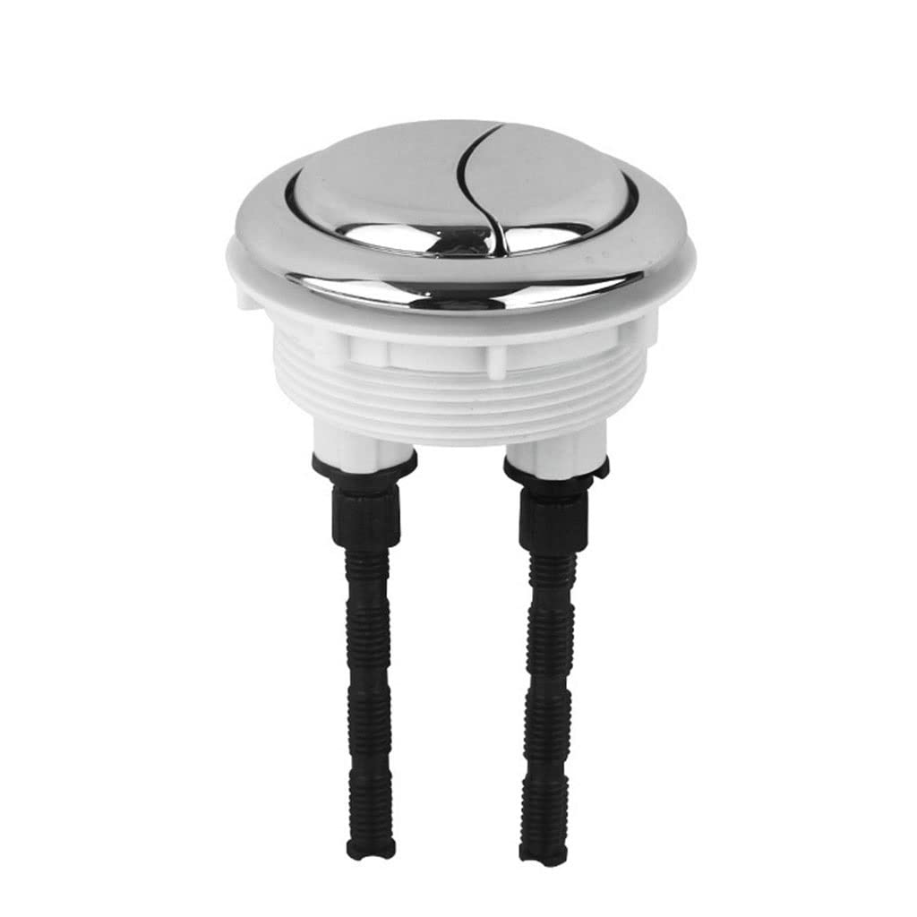 Kxaoxgrc One Color Toilet Push Button Flush Replacement, Toilet Flush Button Replacement, 5.9,6.8 Cm, Dual, Plastic(6.8Cm)