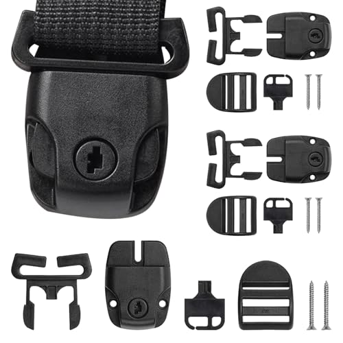 Hot Tub Cover Latches - Spa Clip Lock, 4 Set Replacement Latch Kit | Secure Locking Straps Hardware Parts, Durable Weather Resistant with Keys Included