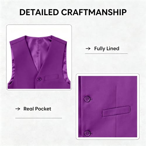 Image of Kids Vest for Boys Formal Suit Vests
