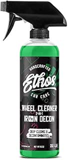 Ethos Wheel Cleaner - Car Wheel Cleaner Spray - Brake Dust, Iron Remover - Color Change Technology - Professional Strength Formula (16 Oz)