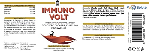 Seb Immuno Volt - Integratore Alimentare Naturale Per Il Sostegno Della Funzionalità Articolare. A Base Di Colostro Di Capra, Lattoferrina, Curcuma, Boswellia Ed Enzimi - 2