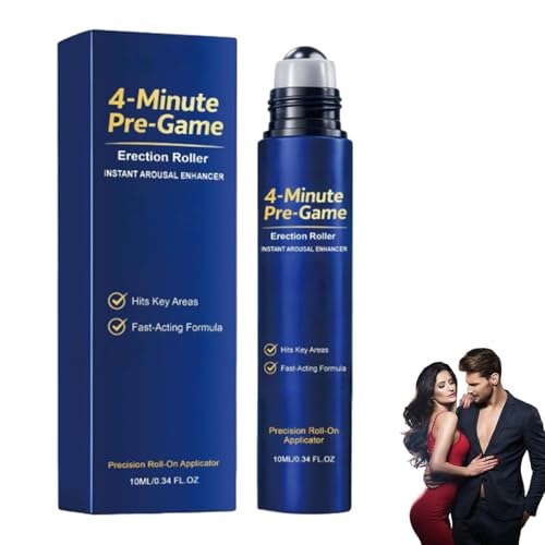 RZXEA Roller d'érection pré-jeu 4 minutes, Roller d'érection de vitalité pour homme, Formule à action rapide pour une durée prolongée, Effet rapide (1 pièce)