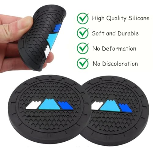 Portavasos de silicona para carro 2 piezas HZEL miniatura 5