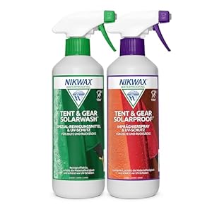 Nikwax Tent & Gear SolarWash SolarProof Doppelpack