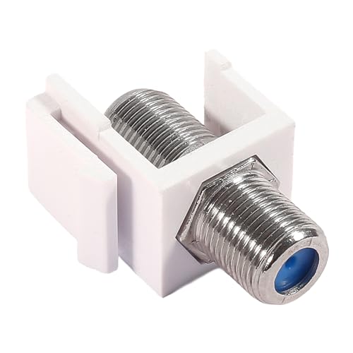 20 conectores coaxiales Keystone RG6 hembra a hembra miniatura 4