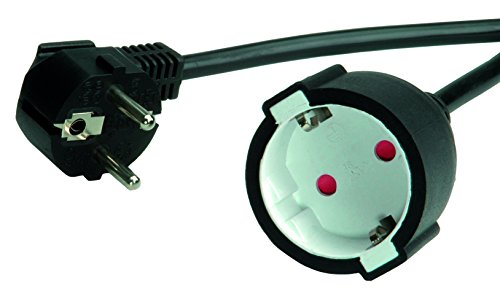 Preisvergleich Produktbild VALUE Schutzkontakt-Verlängerungskabel, 230VAC, schwarz, 10 m