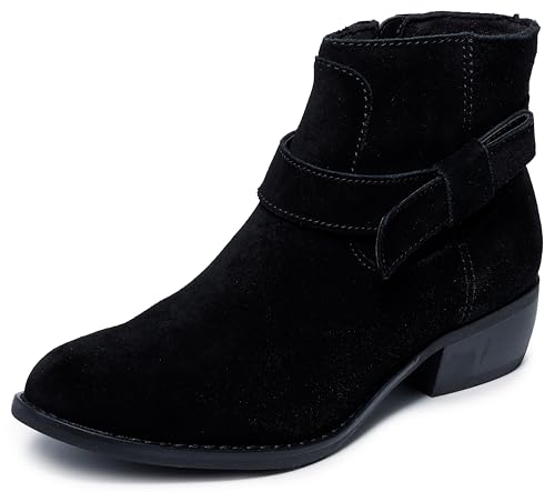 Skechers Women's Texas-Westernville Ankle Boot, Black/Black, 7 by Skechers - Used condition - CA$77.73