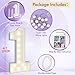 4FT Light Up Numbers Pre-Cut Frame Giant Marquee Numbers 1, Mosaic Numbers for Balloons, First 1st 21st Birthday Anniversary Decorations Party Decor