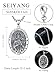 Seiyang Saint Jude Thaddeus Medal 925 Sterling Silver St Jude Pendant Necklace Patron Saint of Lost Causes Medallion Jewelry Religious Catholic Gift for Men Women