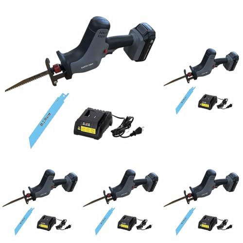 儀(Takagi) EARTH MAN SHARE LINK 18V 充電式 ハイパワー 電気のこぎり SL-DN150-AS (× 5)