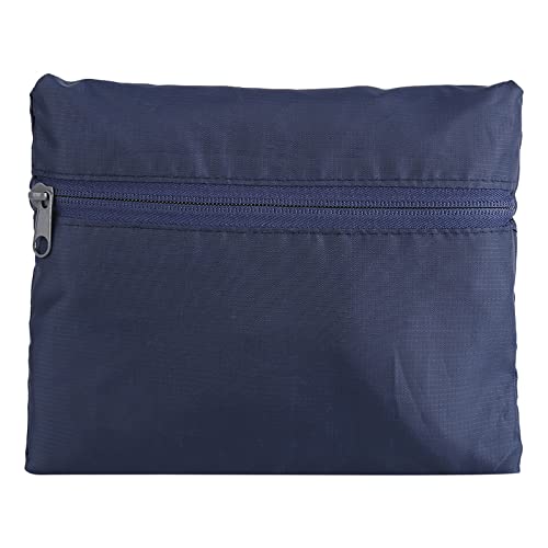 Big Size Foldable Travel Bag, Storage with Trolley Strap, for Daily Use (Dark Blue)