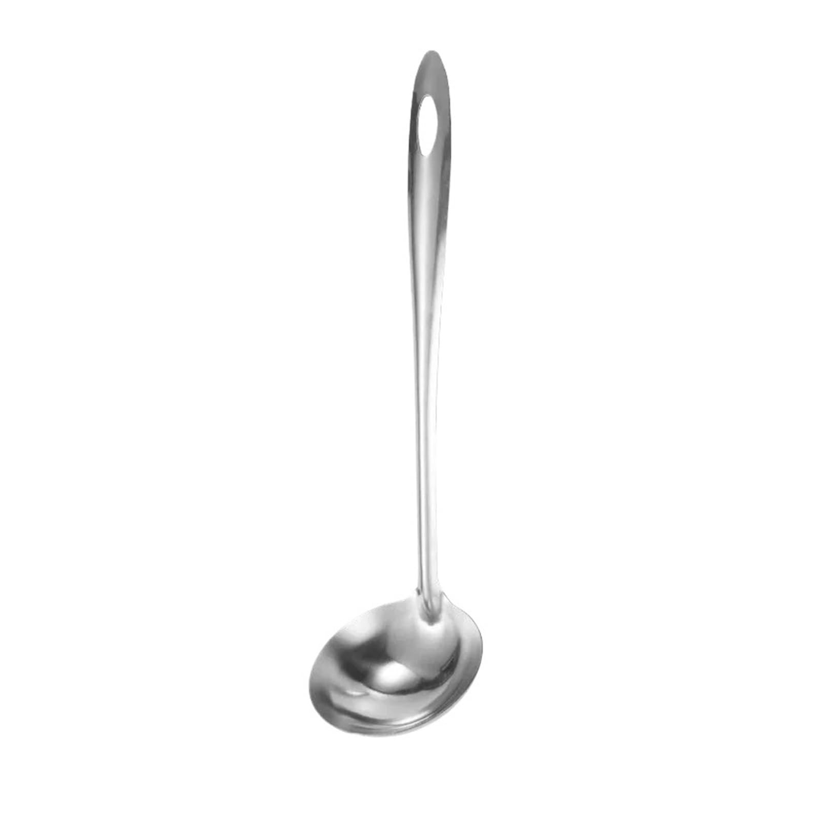 Cuillère à long manche vaisselle de cuisine en inox pour louche soupe ramen