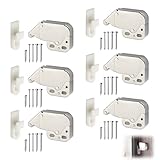 Versatilidad y uso práctico: Los mini pestillos de resorte son perfectos para instalar en una variedad de puertas y armarios, como en cocinas, baños, y oficinas. También son ideales para cerrar puertas de armarios, ventanas, zapateros y más, asegurando un cierre seguro y estéticamente limpio
