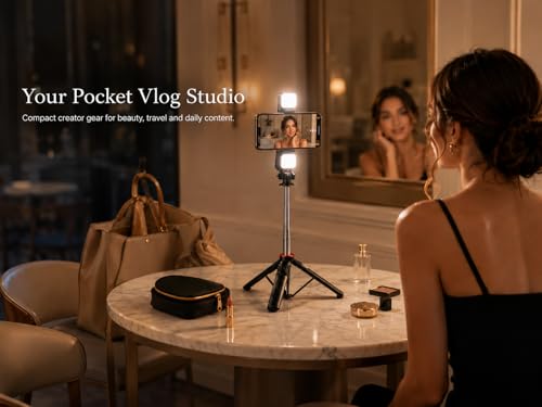 Trípode para selfie C13D con soporte desmontable para iPhone Android y cámaras GoPro 5