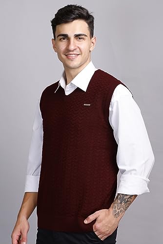 Image of GODFREY Half Sweater for Man Winter Pullover - Sleeveless Men Sweaters