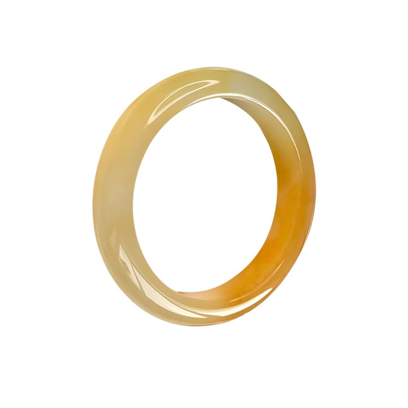 Bracelet jaune naturel HuangLongYu pour femme en pierre véritable Fengshui