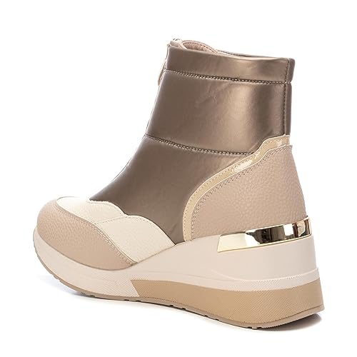 Bottines noires XTI compensées de 6cm avec amorti optimal