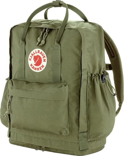 Image of Fjallraven Kanken Outlong Backpack - Durable Travel Laptop Bag with Water Resistant Everyday Design, Green