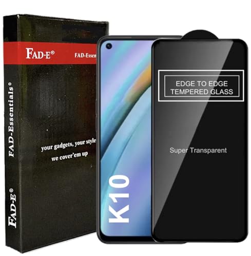 Image of FAD-E Tempered Glass Screen Protector Guard Compatible for OPPO K10 (4G)