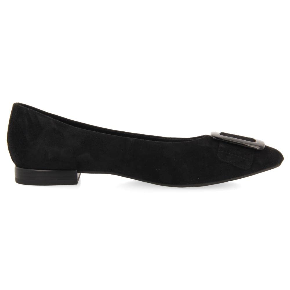 GIOSEPPO Bailarinas Color Cuero de Piel con Detalle de Hebilla en Charol para Mujer ballstad