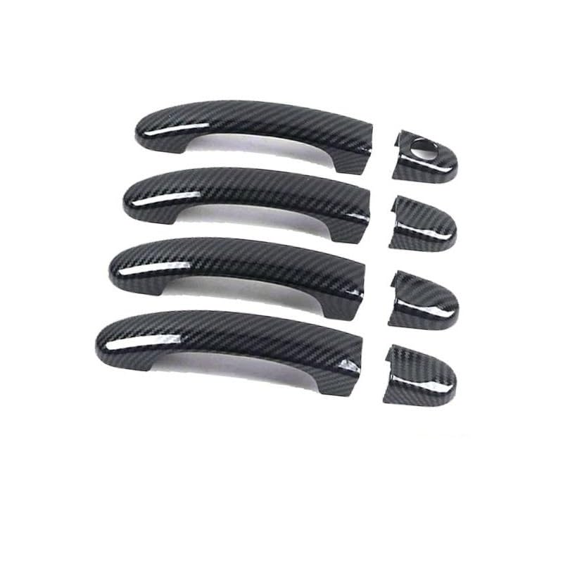 Poignées de porte VW Touran en fibre de carbone style élégant