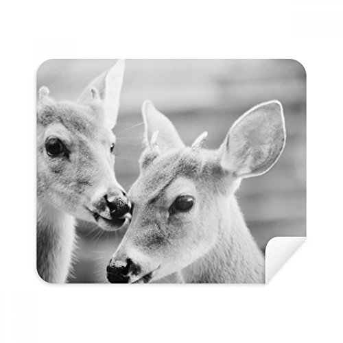 Terrestrial Organism Animal Deer Cleaning Cloth Screen Cleaner 2pcs Suede Fabric