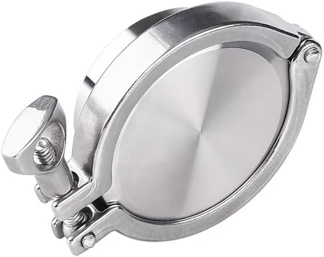 19mm-168mm Pipe O/D Weld Ferrule + End Cap + Tri Clamp + Silicon Gasket 304 Stainless Steel For(51mm x Ferrule 64)