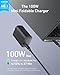 Anker Nano Charger, 100W Foldable Type C Charger for iPhone 17 Series, and All USB C Devices, 6FT USB-C Cable Included, Compatible with MagSafe