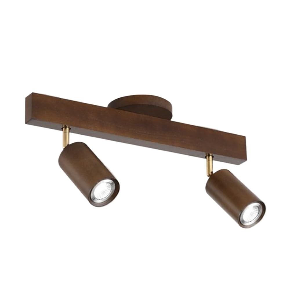 Spot lumineux sur rail en bois moderne idéal pour la cuisine ou la chambre