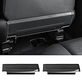 ステンレス製シートバックガード 2021-2023年モデル ランドクルーザー プラド150系専用 LC150 J150 TRJ150 GDJ150 シート下背面パネル ステンレス素材 蹴り防止 汚れ防止 お手入れ簡単 前期・中期・後期モデル対応 内装カスタムパーツ (カーボンファイバーパターン)