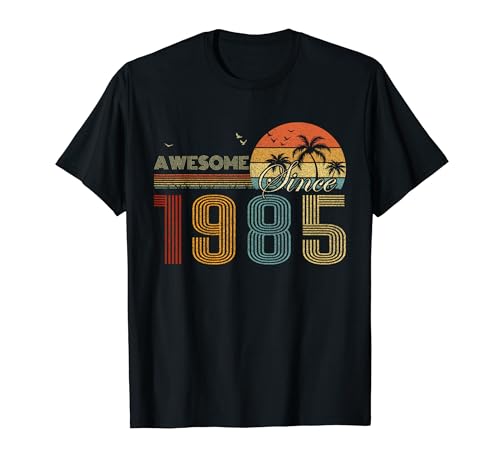 Awesome Since 1985 Men Women Birth Of Birthday Years Vintage T�V���c