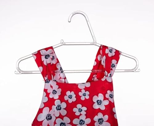 Cabide Infantil Cristal Acrílico Transparente 30 Unidades