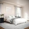 Amazon.com: Martha Stewart Britta Platform Bed with Headboard ...