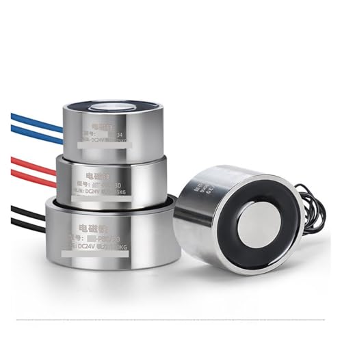 Electroimán redondo de 12V para proyectos de robótica casera y automatización de chasis de PC