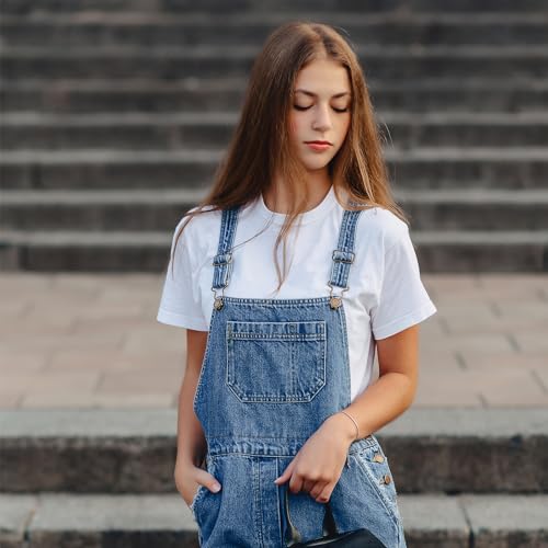 salbsever 2 Pairs Overall Buckles Replacement Metal Suspender Clips with Rectangle Buckle Overall Braces Buckles DIY Button No-Sew Accessories Adjustable for Overall Bib Pants Trousers Jeans Jacket - Thumbnail 6