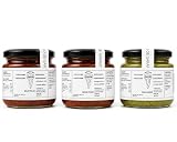 Pack Mojo Canario Artesano 3 Salsas (Picón, Rojo y Verde) 140ml – Salsa Tradicional para Carnes y Papas – La Cueva del Picón