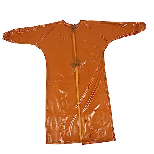 Angoily Rain Bibs Elastic Cuff Smock Waterproof Stone Factory Lightweight Work Overall