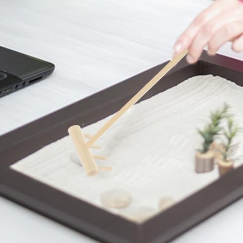 Kit De Herramientas para Jardín De Arena Zen De Escritorio 5 Piezas Mini Rastrillos Rastrillos De Jardín Manualidades Accesorios De Escritorio para Jardín - imagen 3